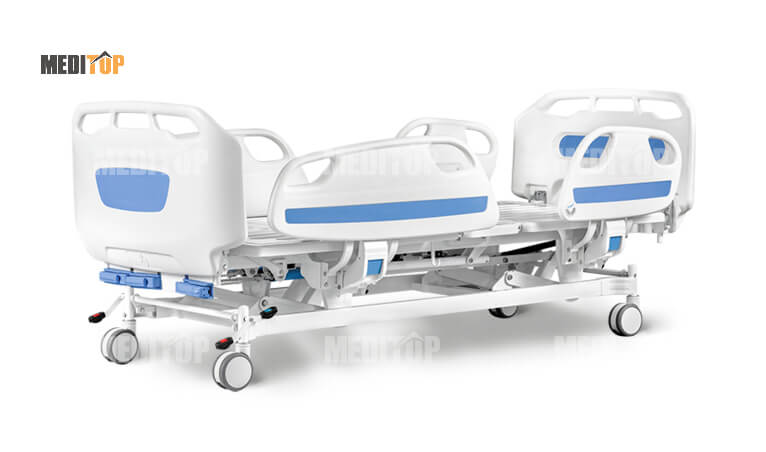 Xe cáng đẩy y tế bệnh nhân D3D 3 tay quay
