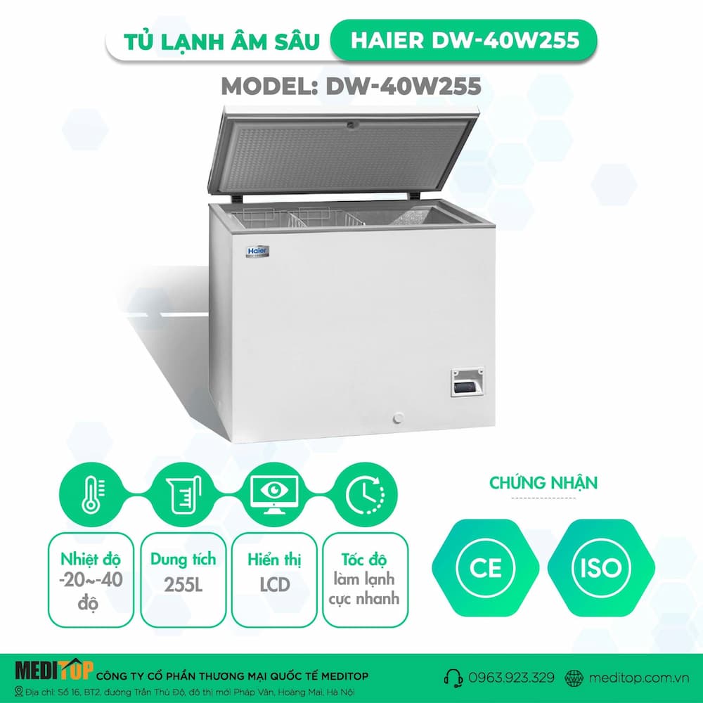 Tủ âm 40 độ DW-40W255